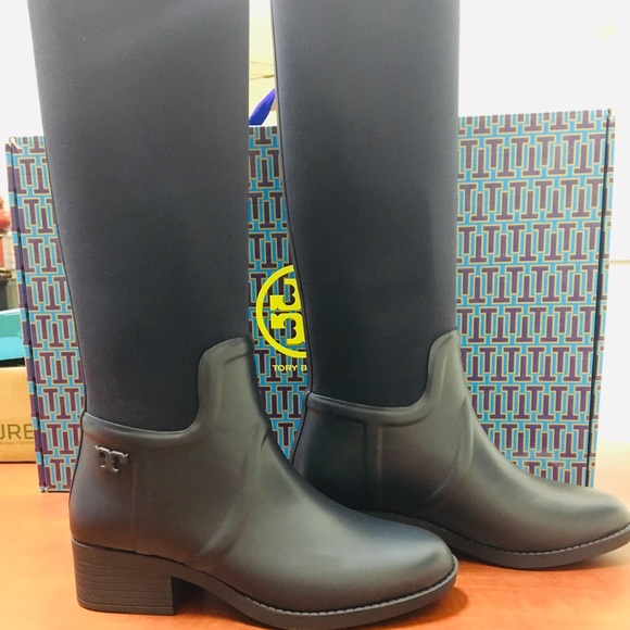 tory burch april rain boots